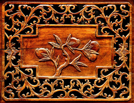 中式家具木雕花纹