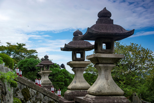 清水寺的石灯