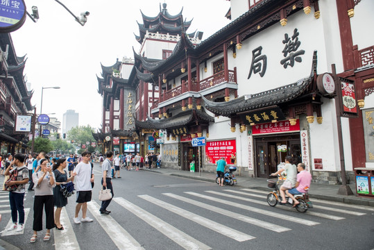 上海城皇庙街区