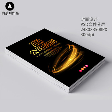 高端商務(wù)畫(huà)冊(cè)書(shū)籍標(biāo)書(shū)封面psd