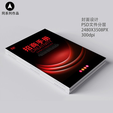 高端商務(wù)畫冊(cè)書籍標(biāo)書封面PSD
