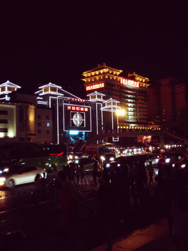 大雁塔广场夜景