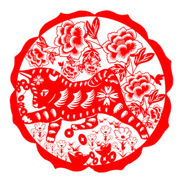 狗年剪紙