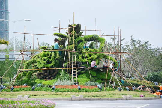 花艺造型建设