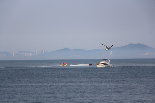 大连钻石海湾船帆点点 （1）