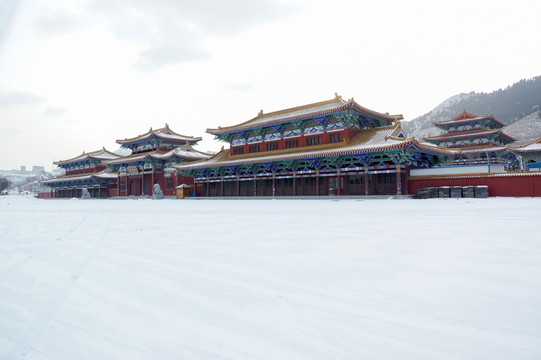 青州龙兴寺雪景