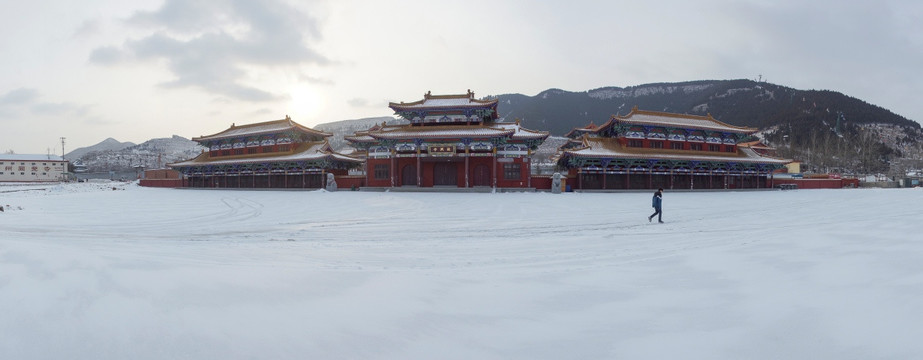 青州龙兴寺雪景