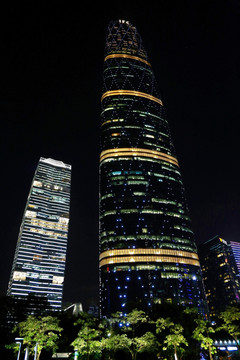 广州 珠江新城 夜景