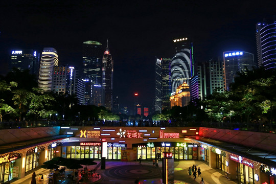 广州 珠江新城 夜景