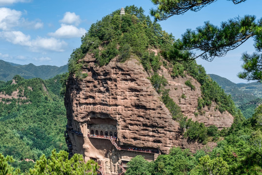 甘肃天水麦积山