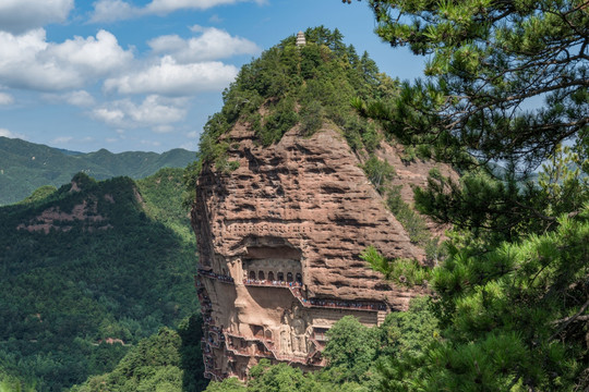 甘肃天水麦积山