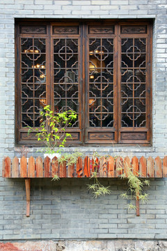 木窗 老宅 中式窗户