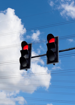 交通指示灯 红灯
