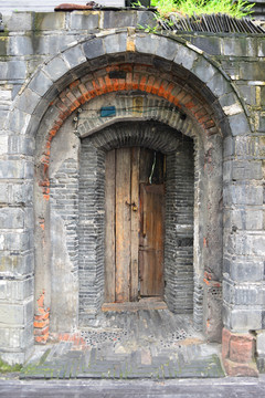传统民居建筑 门楼劵栱