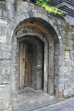 传统民居建筑 门楼劵栱