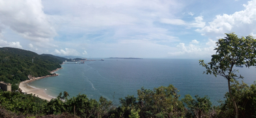 观湖海岸风景