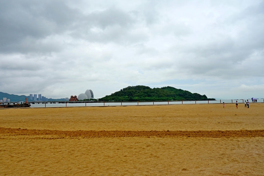 海滩 大海 珠海歌剧院