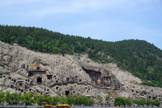 河南洛阳龙门石窟景区