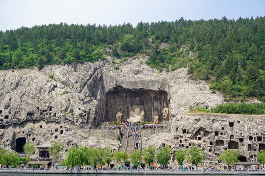 河南洛阳龙门石窟景区