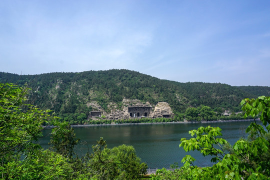 河南洛阳龙门石窟景区