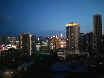 城市建筑夜景拍摄