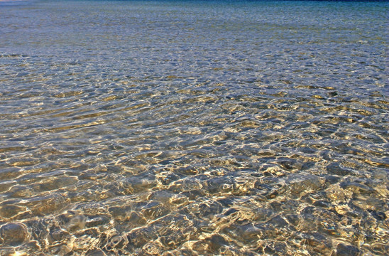 清澈海水 蔚蓝海水 美丽海水