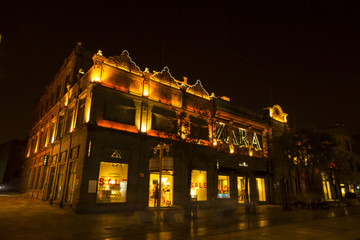 北京老建筑夜景