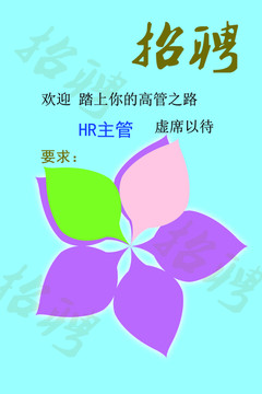 企業(yè)招聘海報