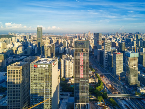 深圳南山区后海现代建筑群