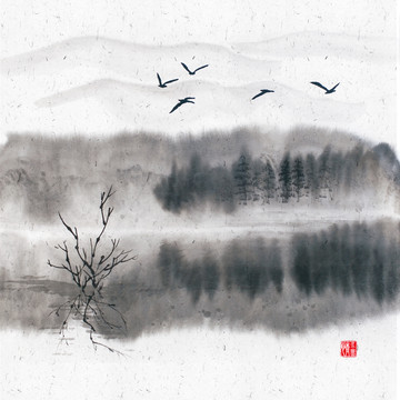 水墨山水