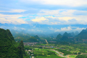 桂林阳朔山水甲天下