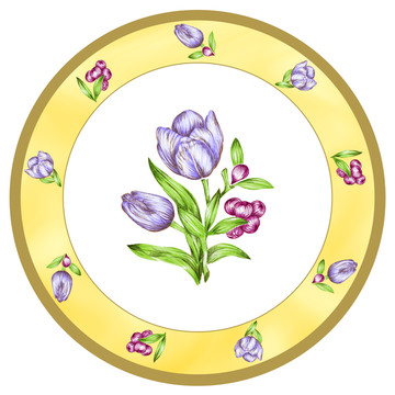 盤花
