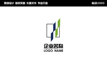 H字母科技LOGO设计