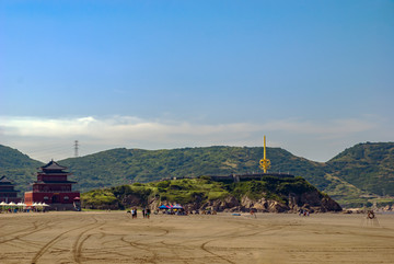 舟山群岛 岱山 鹿栏晴沙 大海