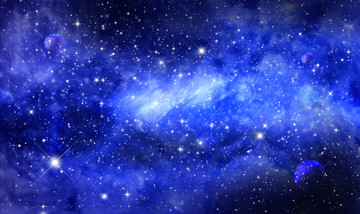 藍(lán)色夢幻星空