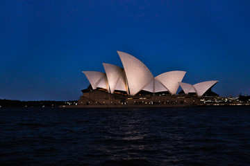 澳大利亚悉尼歌剧院夜景