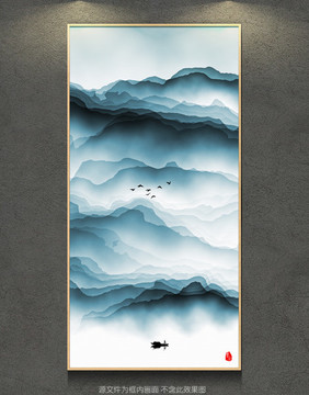 抽象意境水墨畫