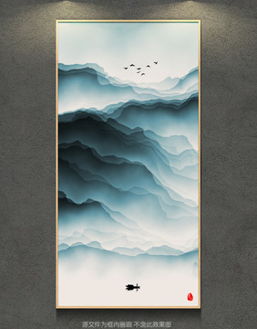 抽象意境水墨畫 水墨意境