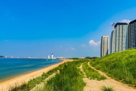 莱州金沙滩海水浴场