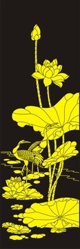荷花鶴