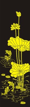 荷花鯉魚