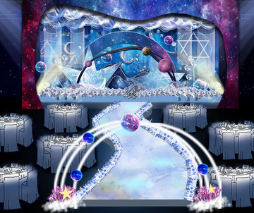 星空婚禮效果圖