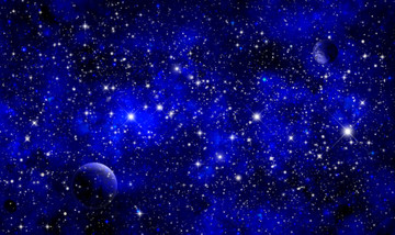 藍(lán)色星空?qǐng)D
