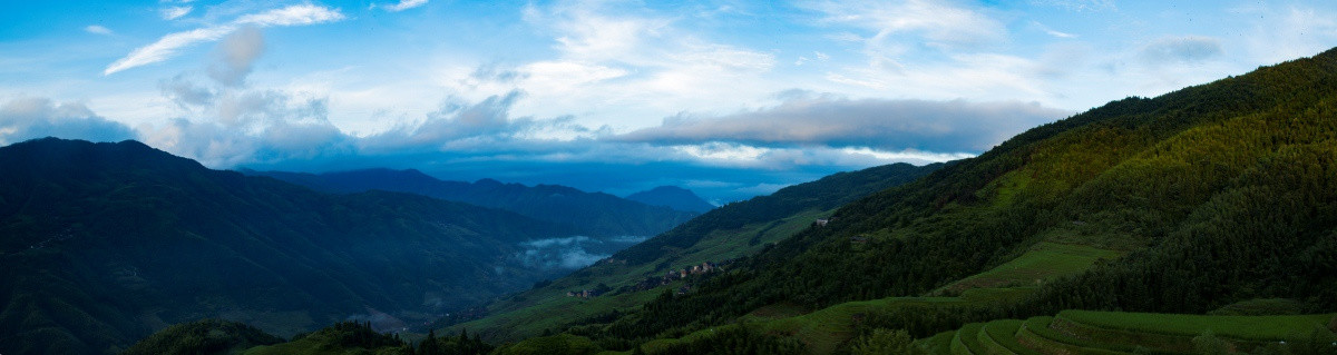 梯田全景