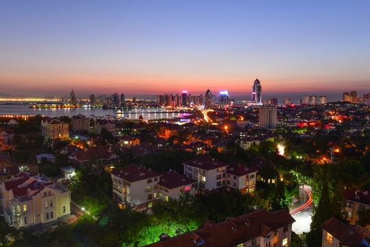 青岛夜景