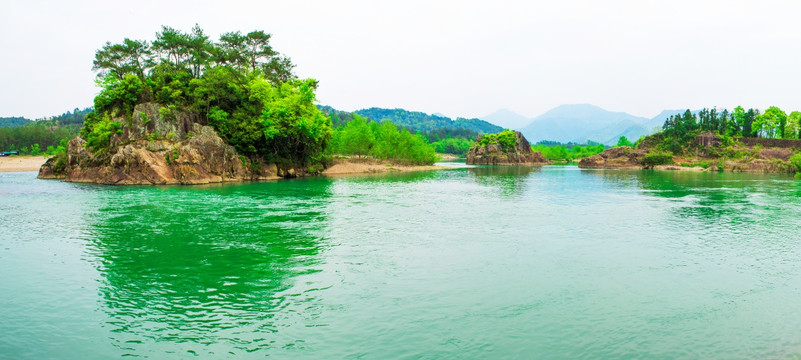 山水 楠溪江狮子岩