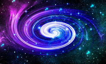 漩渦星系 星空