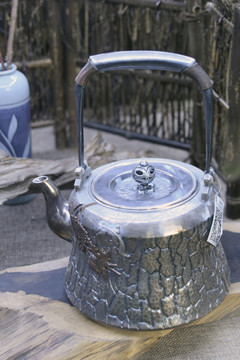 银制茶具 银茶壶