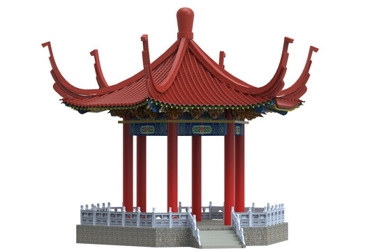 仿古亭子