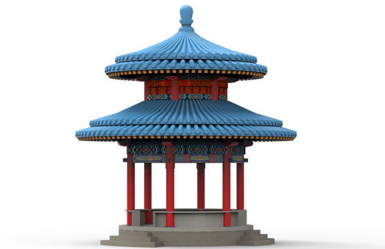 藍(lán)色亭子